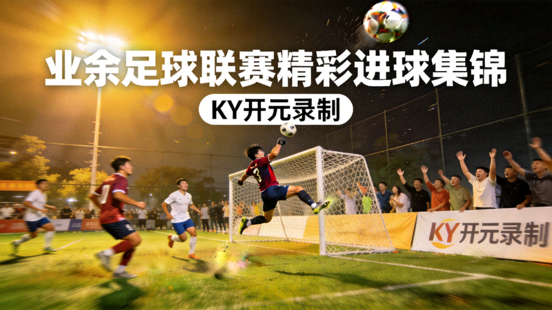 KY开元录制的业余足球联赛精彩进球瞬间集锦
